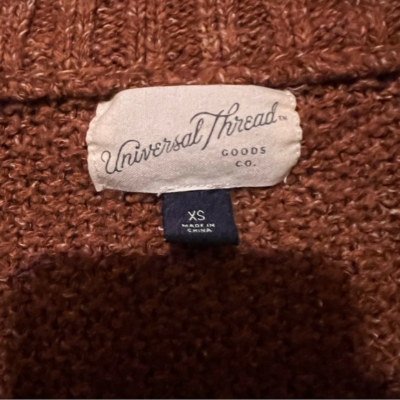 Universal Thread Rust Cowl Neck Sweater - Picture 2 of 4